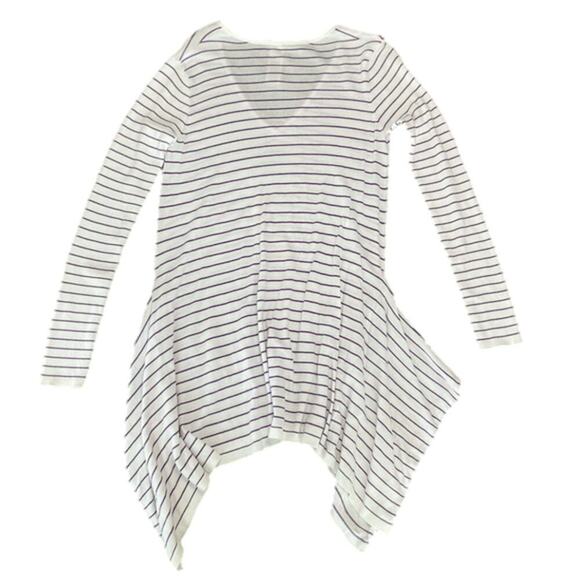 Tommy Bahama Women's Top Vintage White Purple Striped Size Small NWOT - Picture 5 of 6